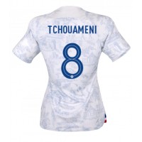 Billiga Frankrike Aurelien Tchouameni #8 Borta fotbollskläder Dam VM 2022 Kortärmad